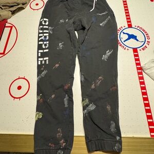 purple brand Sweatpants joggers
size medium